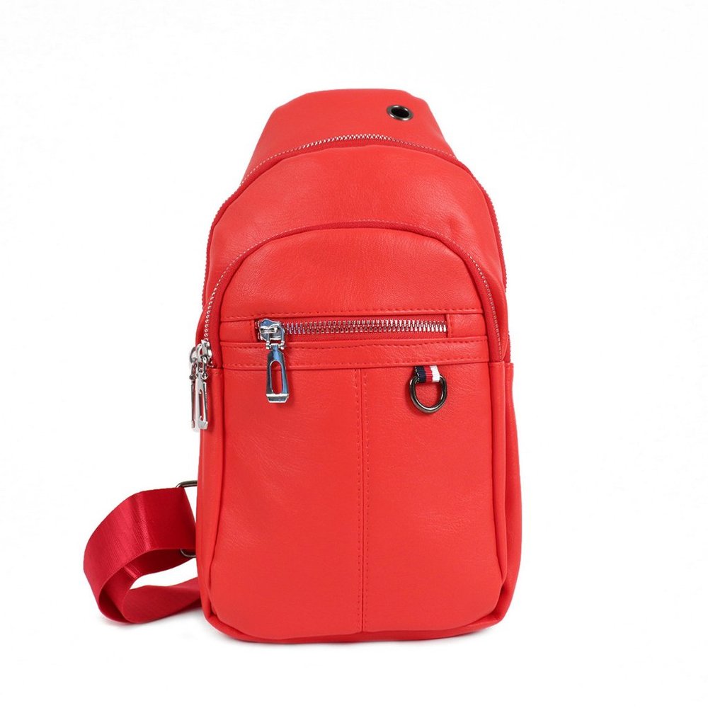 Synhetict Leather  Crossbody Sling Bag  Backpack, By Westend